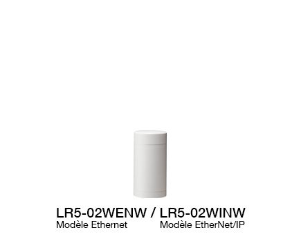Colonne Lumineuse Ø50 (Communication Ethernet / EtherNet/IP) Série LR5-LAN