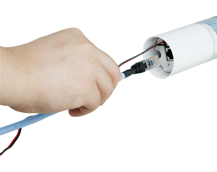 Colonne Lumineuse Ø50 (Communication Ethernet / EtherNet/IP) Série LR5-LAN