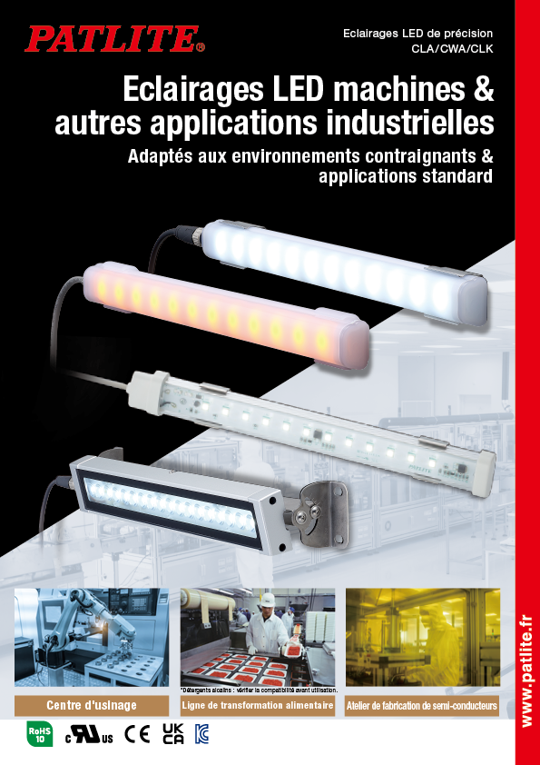 Eclairages LED de précision<br>CLA/CWA/CLK