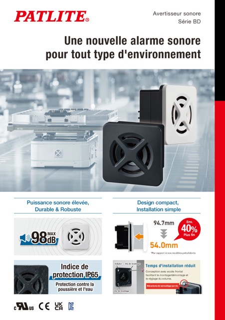 Avertisseur sonore<br>Série BD