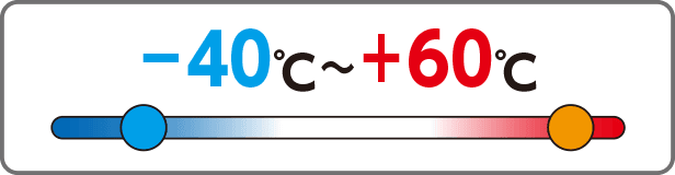 −40 °C à +60 °C